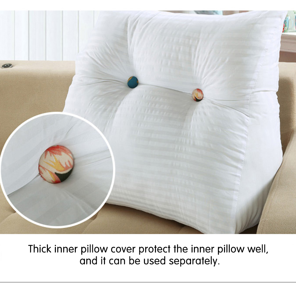 Reading Wedge Pillow Triangle Throw Pillow Couch Body Positioning