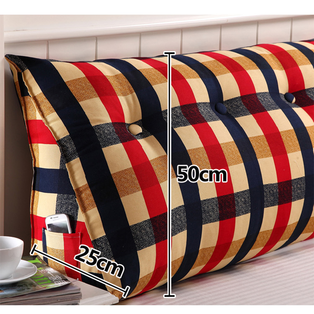 Sofa Bed Large Filled Triangular Wedge Cushion Backrest